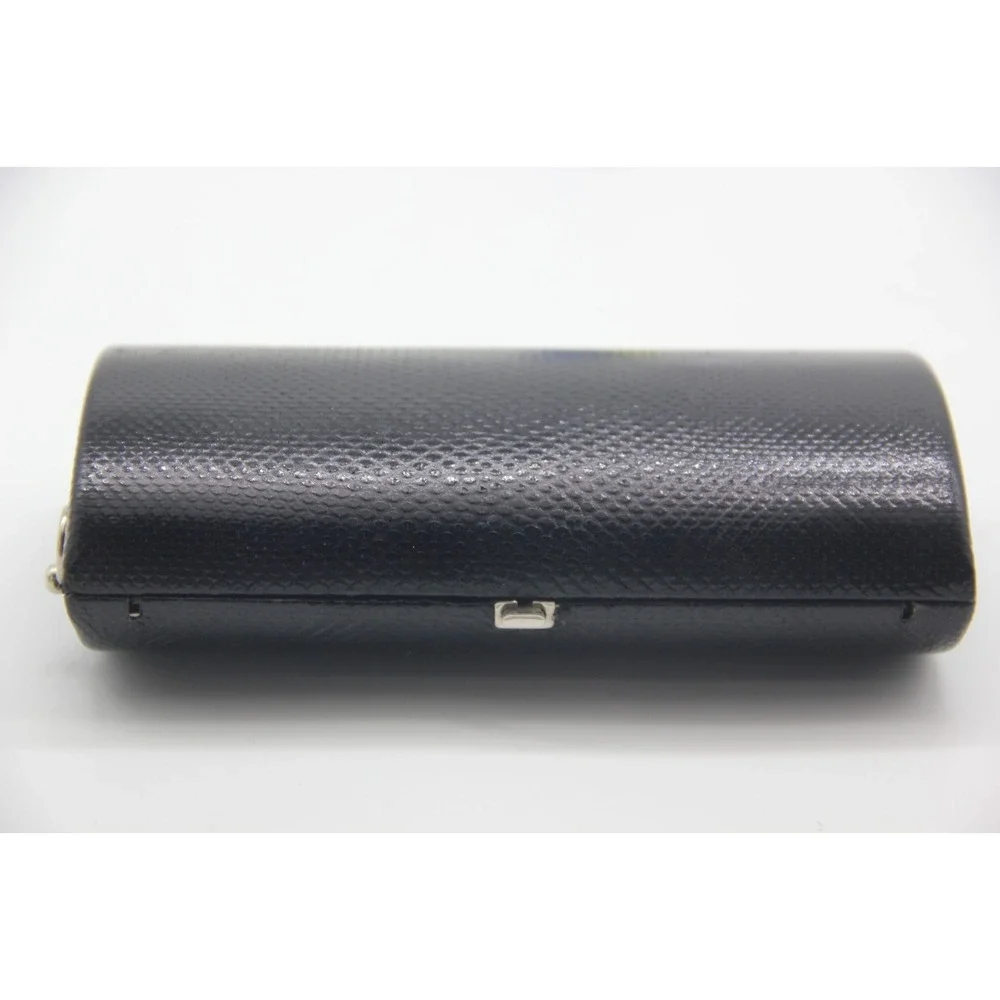 Mary Norton Evening Snakeskin Black Clutch Bag Purse Silver Chain EUC Retro Glam